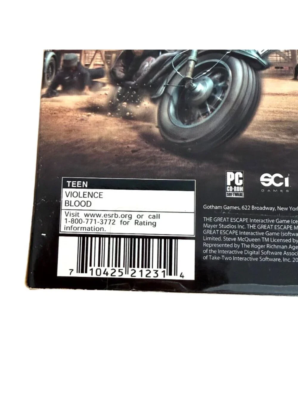The Great Escape PC Game New Sealed CD-ROM Steve McQueen WWII Action Adventure